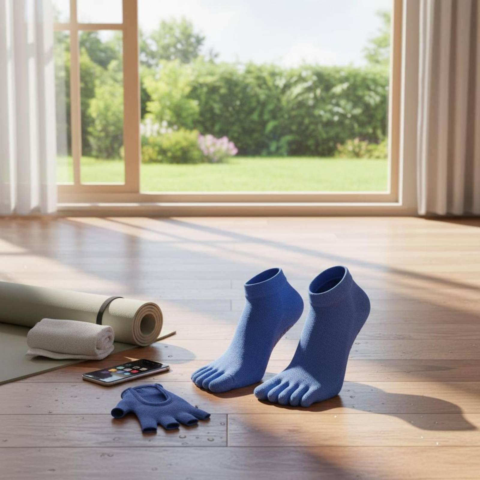 Grip Sock Yoga - Kaus Kaki Olahraga Anti-Selip untuk Wanita,