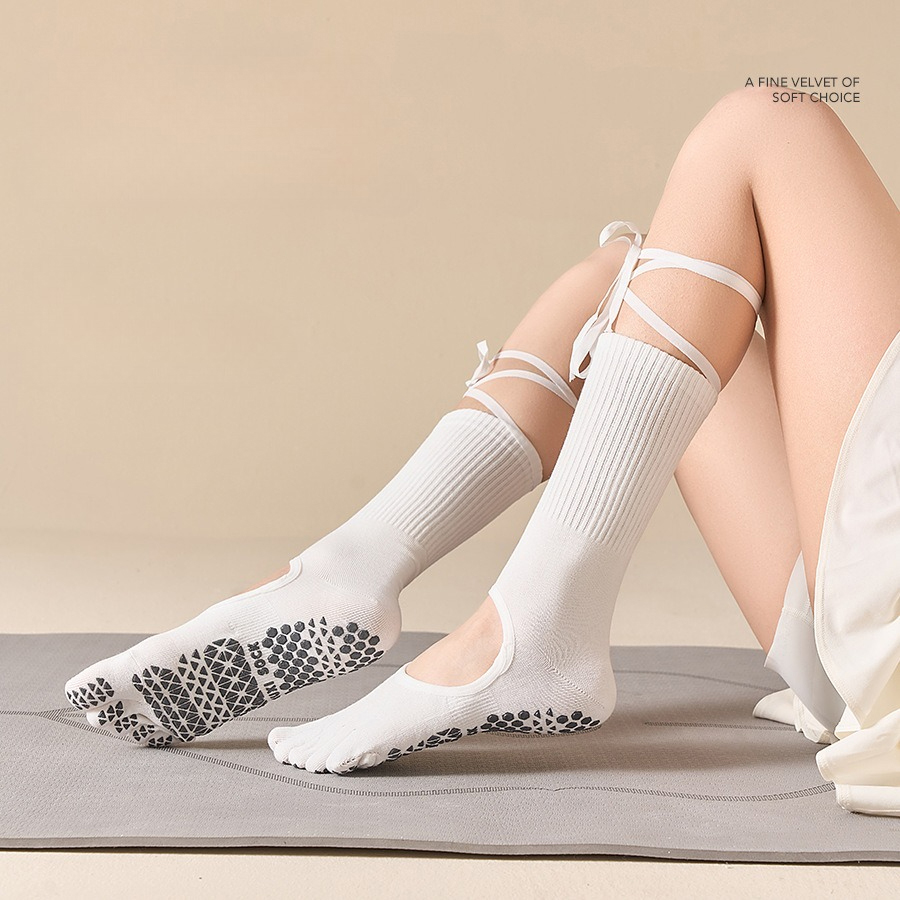 Kaus Kaki Yoga dengan Tali dan - Grip Sock Yoga ulasan dan harga