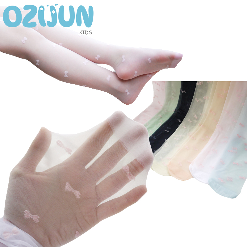 1 pasang busur anak Perempuan  - Tights Pantyhose Sheer ulasan dan harga